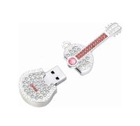 FeliSun 64GB Chiavetta USB Cuore di Cristallo USB3.0 Flash Drive Memoria Flash Pendrive USB Stick Pennetta USB Archiviazione Dati Esterna per PC, Laptop, TV (Chitarra -64GB)