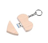 FeliSun Cuore in legno personalizzato USB3.0 Flash Drive Pendrive ad alta velocità U Disk Memory Stick Storage esterno Fotografia Regali di nozze