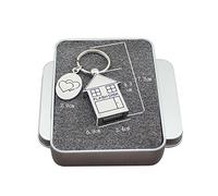 FeliSun Forma Della Casa Chiavetta USB 3.0 16GB 32GB 64GB Flash Drive Memoria Flash PenDrive Metallo con Portachiavi per PC, Television, Car,Archiviazione e Trasferimento Dati Esterni (64GB)