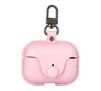 Felite Fnn Custodia protettiva in pelle PU per AirPods, compatibile con Apple AirPods Pro e di terza generazione, LED frontale visibile