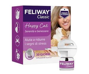 FELIWAY Classic Starter Kit Diffusore di Feromoni Calmanti per Gatti, 48 ml - Aiuta a risolvere i segni comuni di stress nei gatti e gattini, Raccomandato dai Veterinari, Clinicamente Testato