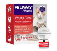 FELIWAY Friends Diffusore di Feromoni Calmanti per Gatti, Starter Kit | Crea armonia e risolve conflitti in case con più gatti. Raccomandato dai veterinari. Diffusore e ricarica 30 giorni