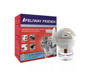 Feliway Friends Diffusore Elettrico Gestione dei Conflitti tra Gatti + Ricarica 48 ml - Diffusore