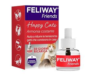 Feliway Friends Ricarica Diffusore di Feromoni Calmanti per Gatti 1 x 48ml | Aiuta a creare armonia e risolvere conflitti in case con più gatti. Raccomandato dai veterinari. 30 giorni