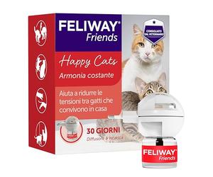FELIWAY Friends Starter Kit Diffusore di Feromoni Calmanti per Gatti, 48 ml - Aiuta a creare armonia e risolvere conflitti in case con più gatti, Raccomandato dai Veterinari, Clinicamente Testato.