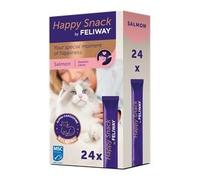 Happy Snack by FELIWAY - Gustosi snack calmanti per gatti, 24 stick - Aiuta il tuo gatto a sentirsi più tranquillo e rafforza il legame tra di voi.