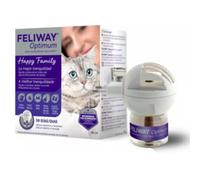 Feliway Optimum diffusore anti ansia per ambienti domestici Gatto per gatti Diffusore + Ricarica - Antiansia per gatti - 1° ORDINE? scegli lo sconto BZR5 / BZR20 + 200 punti fedeltà