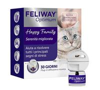 Feliway Optimum diffusore anti ansia per ambienti domestici Gatto per gatti Diffusore + Ricarica - Antiansia per gatti - 1° ORDINE? scegli lo sconto BZR5 / BZR20 + 200 punti fedeltà