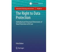 Felix Bieker The Right to Data Protection (Copertina rigida)