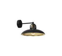 FELIX BLACK/GOLD lampada da parete 1xE27 MLP8904