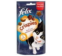 Felix Crispies Snack per gatto - Set %: 3 x 45 g Manzo & Pollo