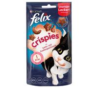Felix Crispies Snack per gatto - 45 g Salmone & Trota
