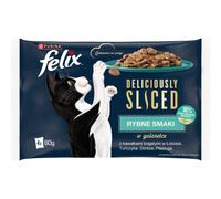 Felix Deliciously Sliced selezione di pesce in gelatina 4 x 80 g