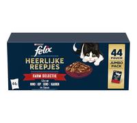FELIX Deliziose strisce Selezione agricola 44 x 80 g (44 sacchetti di porzione; 3,52 kg)