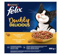 Felix Doubly Delicious crocchette - pollo, tacchino, barbabietola 800 g