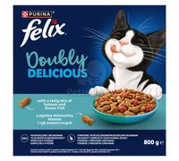 Felix Doubly Delicious crocchette - salmone, mix di pesci oceanici, barbabietola 800 g