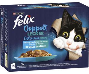 Felix Doubly Delicious - Selezioni con Pesci - 12x85 g - 1.020 g