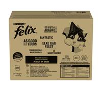 Felix Fantastic selezione - manzo, pollo, tonno, merluzzo 2 x (120 x 85 g)