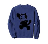 Felix Il Gatto Che saluta a Judy - Vintage Cartoon Art Felpa