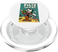 Felix il gatto sognatore luna - Retro 1920s celeste animazione PopSockets PopGrip per MagSafe