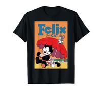 Felix Il Gatto Surf Vibes - Classico Cartone Animato malizioso Maglietta