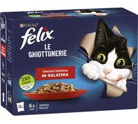FELIX Le Ghiottonerie Cat Busta Multipack 12x85G SELEZIONI DELIZIOSE