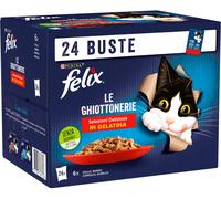 FELIX Le Ghiottonerie Cat Busta Multipack 24x85G MIX CARNE