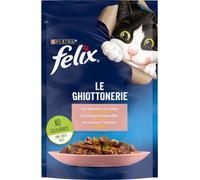 FELIX Le Ghiottonerie Cat Busta Multipack 26x85G SALMONE E ZUCCHINE