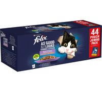 FELIX Le Ghiottonerie Cat Busta Multipack 44x85G MIX CARNE E PESCE
