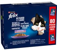 Felix Le Ghiottonerie Cat Busta Multipack 80x85G MIX CARNE E PESCE