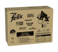 Felix Fantastic Cibo per gatti selezione di gusti in gelatina 80x85g