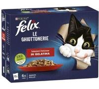 Felix le Ghiottonerie Selezione Deliziosa Manzo e Pollo 12x85g