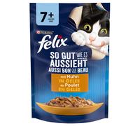 Felix Le Ghiottonerie Senior in buste 26 x 85 g Alimento umido per gatto - Pollo