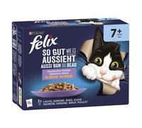 Felix Le Ghiottonerie Senior in gelatina Alimento umido per gatti - 12 x 85 g