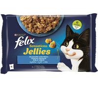 Felix Le Ghiottonerie Sensations Jellies con Salmone e Trota 48x85 gr