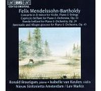 Felix Mendelssohn-Bartholdy - Ct Vln/Capriccio Pno/Rondo Pno