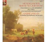 Felix Mendelssohn-Bartholdy - Felix Mendelssohn-Bartholdy - André Previn , The London Symphony Orchestra - Symphonie Nr.4 "Italienische" / Ouvertüren - EMI - 30 088-9