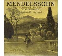 Felix Mendelssohn-Bartholdy - Hallé Orchestra Conducted By Sir John Barbirolli ; Orchestre National De L'Opéra De Paris Conducted By David Josefowitz / Felix Mendelssohn-Bartholdy - Symphonie Nr. 4 In A-Dur "Italienische" / Symphonie Nr. 1 In C-moll - Musical Masterpiece Society - M-2
