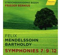 Felix Mendelssohn Felix Mendelssohn Bartholdy: Symphonies 7/9/12 (CD) Album
