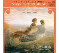 Felix Mendelssohn Felix Mendelssohn: Songs Without Words (CD) Album