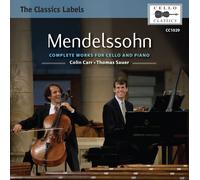 Felix Mendelssohn Mendelssohn: Complete Works for Cello and Piano (CD) Album