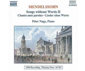 Felix Mendelssohn Mendelssohn: Songs Without Words 2 (CD) Album