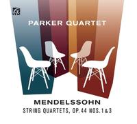 Felix Mendelssohn Mendelssohn: String Quartets, Op. 44 Nos. 1 & 3 (CD) Album