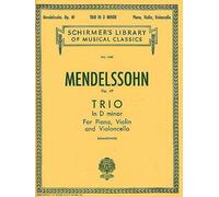 Felix Mendelssohn: Piano Trio No.1 In D Minor Op.49 (Score/Parts). Partitions pour Musique De Chambre, Violon, Violoncelle, Piano De Chambre