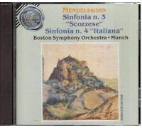 Felix Mendelssohn Symphony No.3 Op.56 Symphony No.4 Op.90 Boston Symphony Orchestra dir. Charles Munch 1958-1959