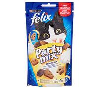 Purina Felix Party Mix Cheezy Mix - cheddar, gouda ed edamer 60 gr - 1° ORDINE? scegli lo sconto BZR5 / BZR20 + 200 punti fedeltà