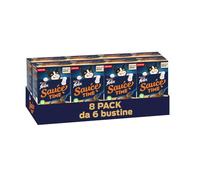 FELIX Sauce Time Cibo Umido per Gatti Adulti, 48 Bustine da 40g