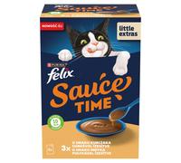 Felix Sauce Time Karma integratore alimentare per gatti adulti 6 x 40 g