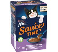 Felix Sauce Time 6 x 40 g - al gusto di pollo e salmone
