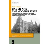 Felix Selgert Baden and the Modern State (Tascabile)